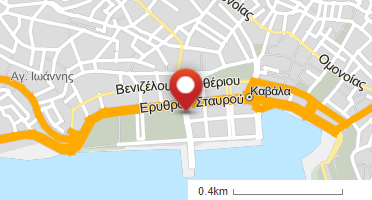 Location of business on map