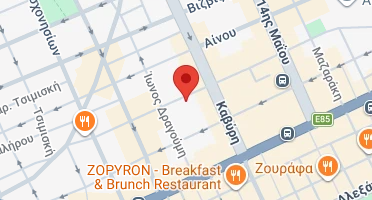 Location of business on map