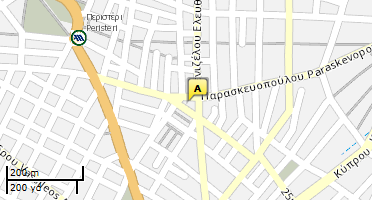 Location of business on map