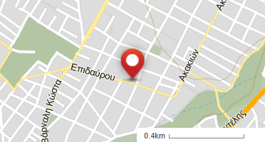Location of business on map
