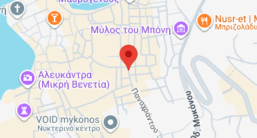 Location of business on map