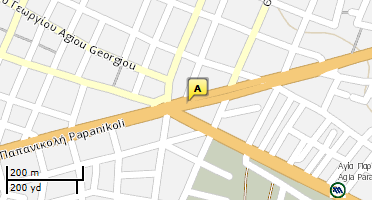 Location of business on map