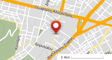 Location of business on map
