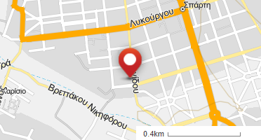 Location of business on map