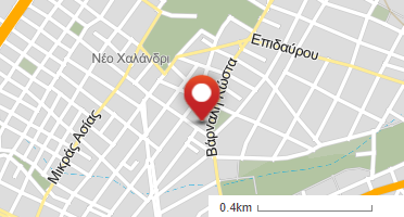Location of business on map