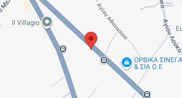 Location of business on map