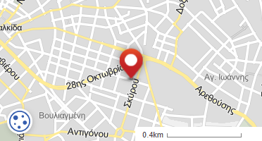 Location of business on map