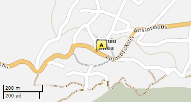 Location of business on map