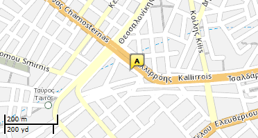 Location of business on map