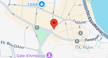 Χάρτης και σημείο της επιχείρησης