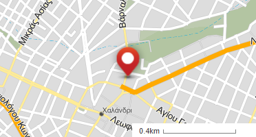 Location of business on map