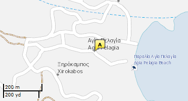 Location of business on map