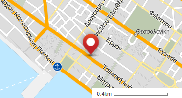 Location of business on map