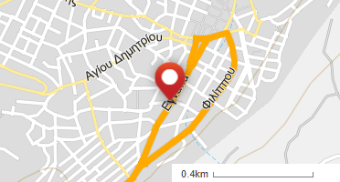 Χάρτης και σημείο της επιχείρησης