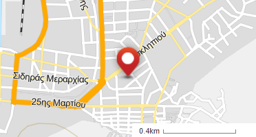 Location of business on map