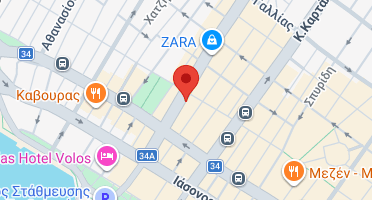 Location of business on map