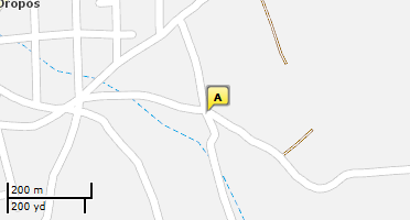 Location of business on map
