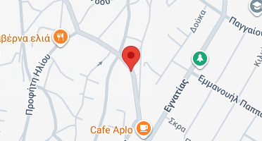 Location of business on map