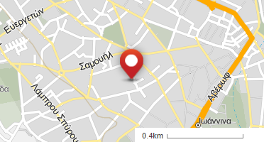 Location of business on map
