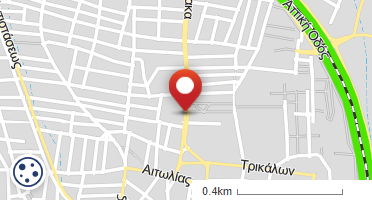 Location of business on map