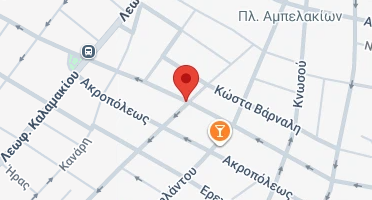 Location of business on map