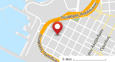 Location of business on map