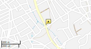 Location of business on map