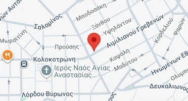 Location of business on map