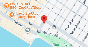 Location of business on map