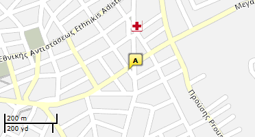Location of business on map