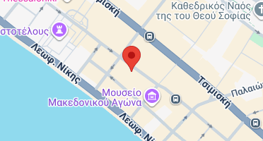 Location of business on map