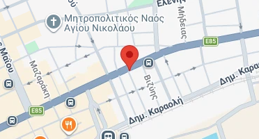 Location of business on map