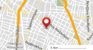 Location of business on map