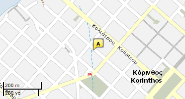 Location of business on map