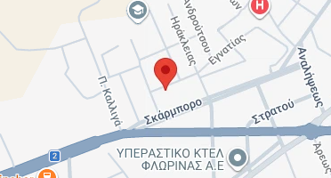 Location of business on map