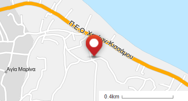 Location of business on map