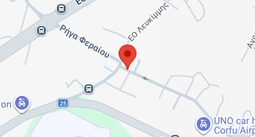 Location of business on map