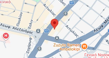 Location of business on map