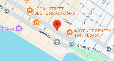 Location of business on map