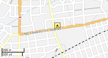Location of business on map