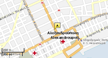 Χάρτης και σημείο της επιχείρησης