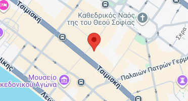 Location of business on map