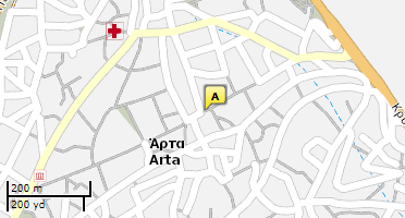 Location of business on map