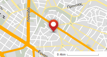 Location of business on map
