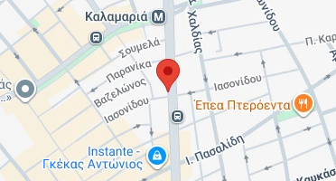 Location of business on map