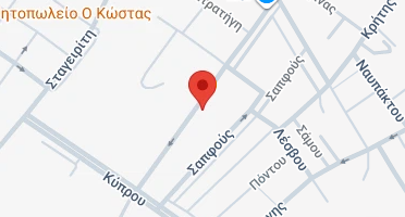 Location of business on map