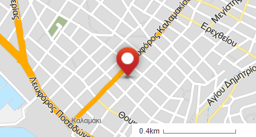 Location of business on map
