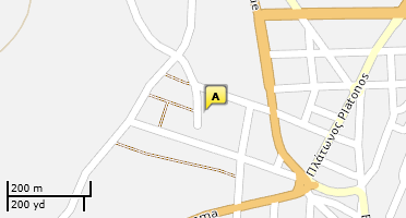 Location of business on map