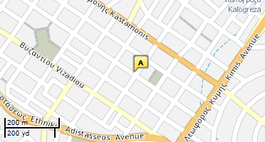 Location of business on map