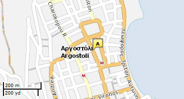 Location of business on map